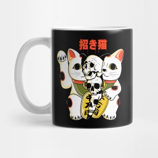 Skull Maneki Neko Mug